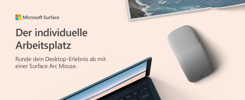 Microsoft Surface Arc Mouse in Platin Grau - Mäuse online kaufen | NBB